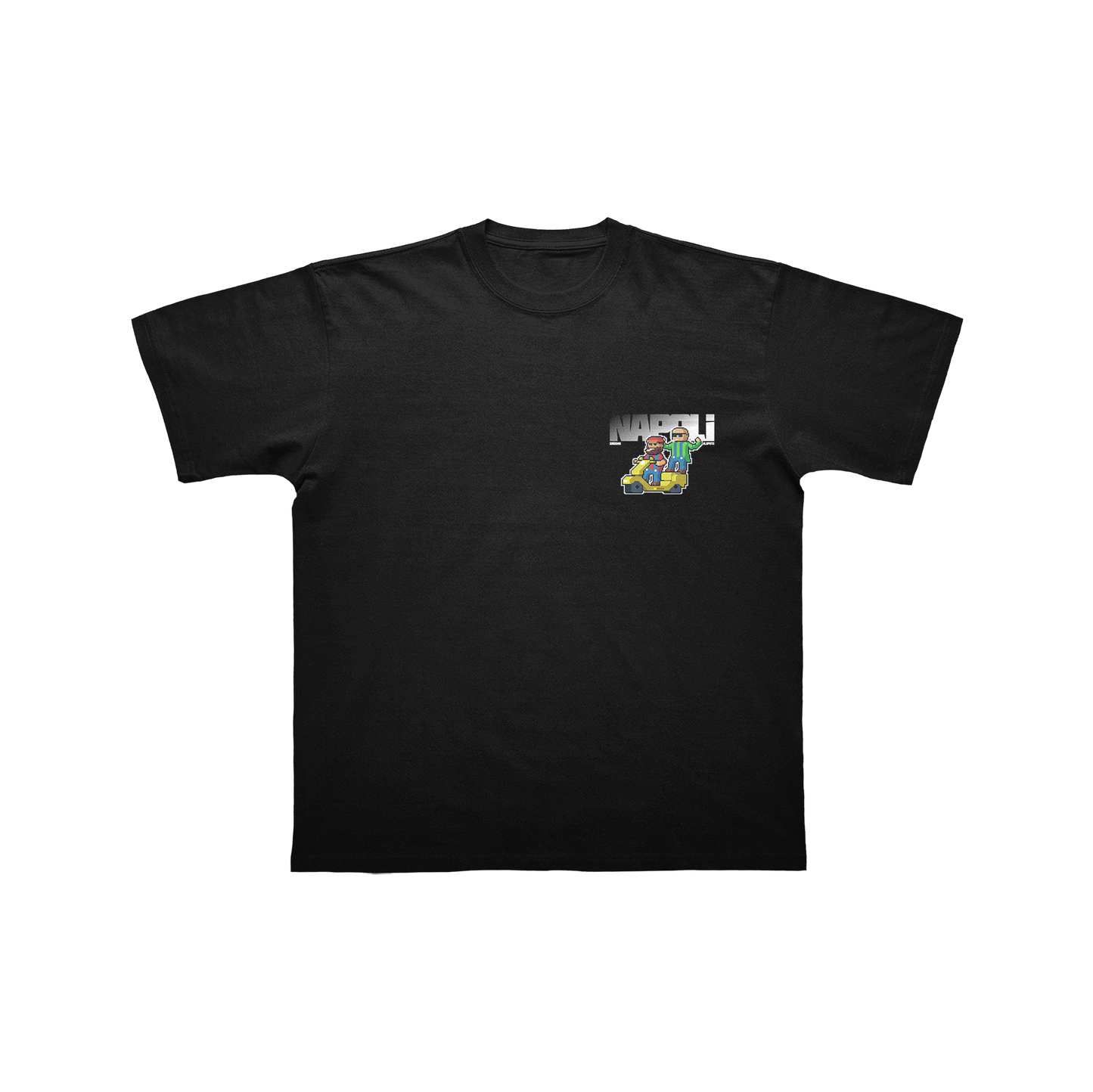 T-SHIRT NOIR "NAPOLI"